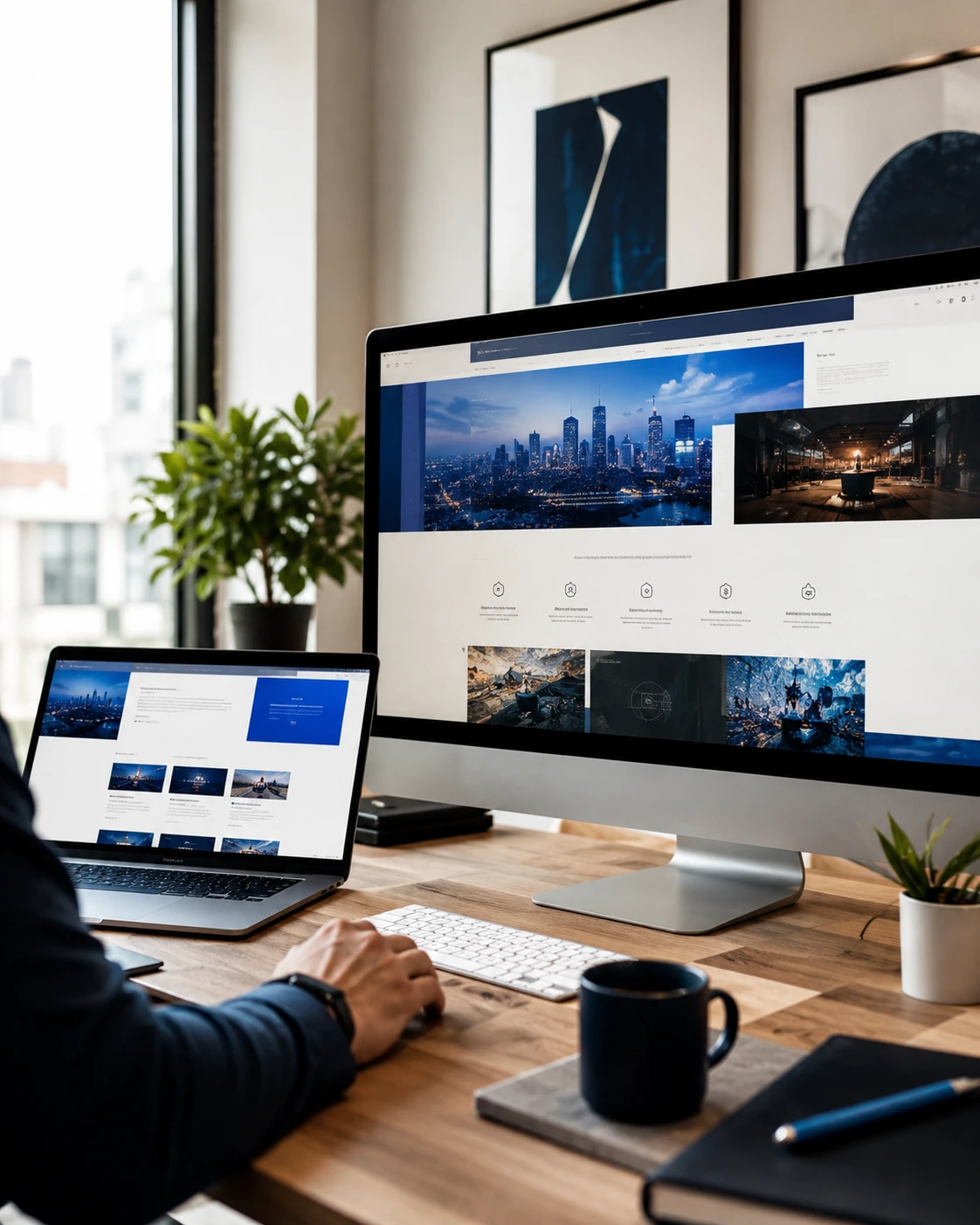High converting landing page design for advertising campaigns